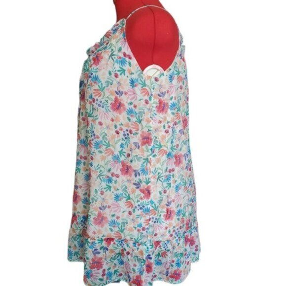 Sézane Sido Liberty Silk-blend Floral Babydoll Dress Size 44 (US 12) - Picture 5 of 11